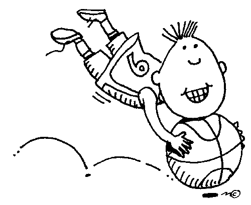 Bouncing Basketball Clipart 