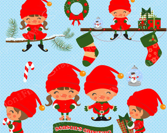 Elf Train Cliparts