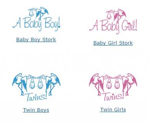 twins baby girl clipart border