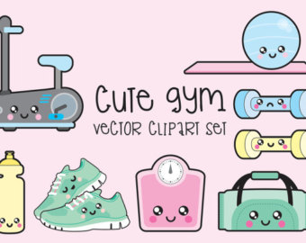 Cute Gymnastics Cliparts