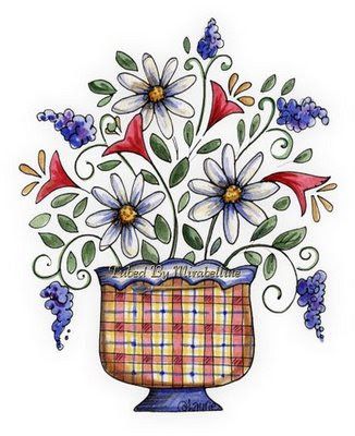 Country Flower Cliparts