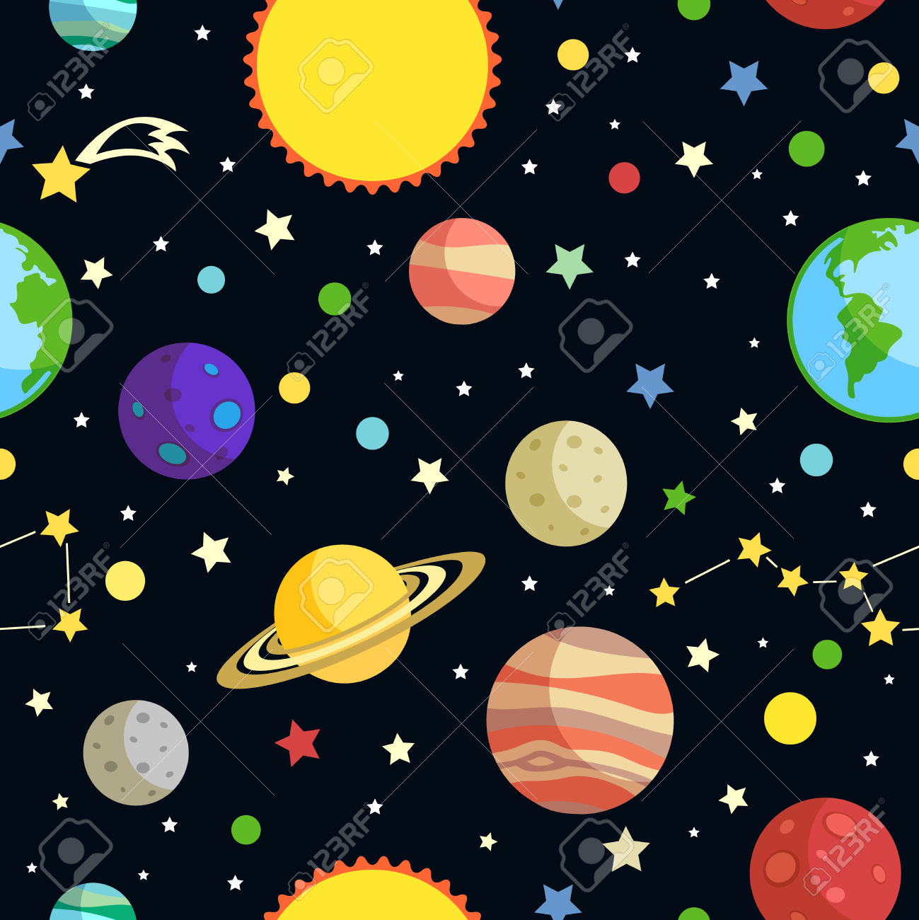 Cartoon Space iPhone HD phone wallpaper  Pxfuel