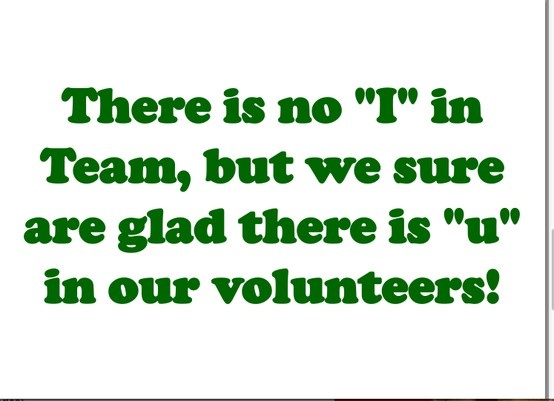 volunteer sayings