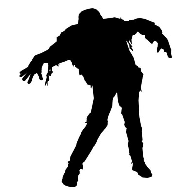 Zombie Silhouette Clipart 