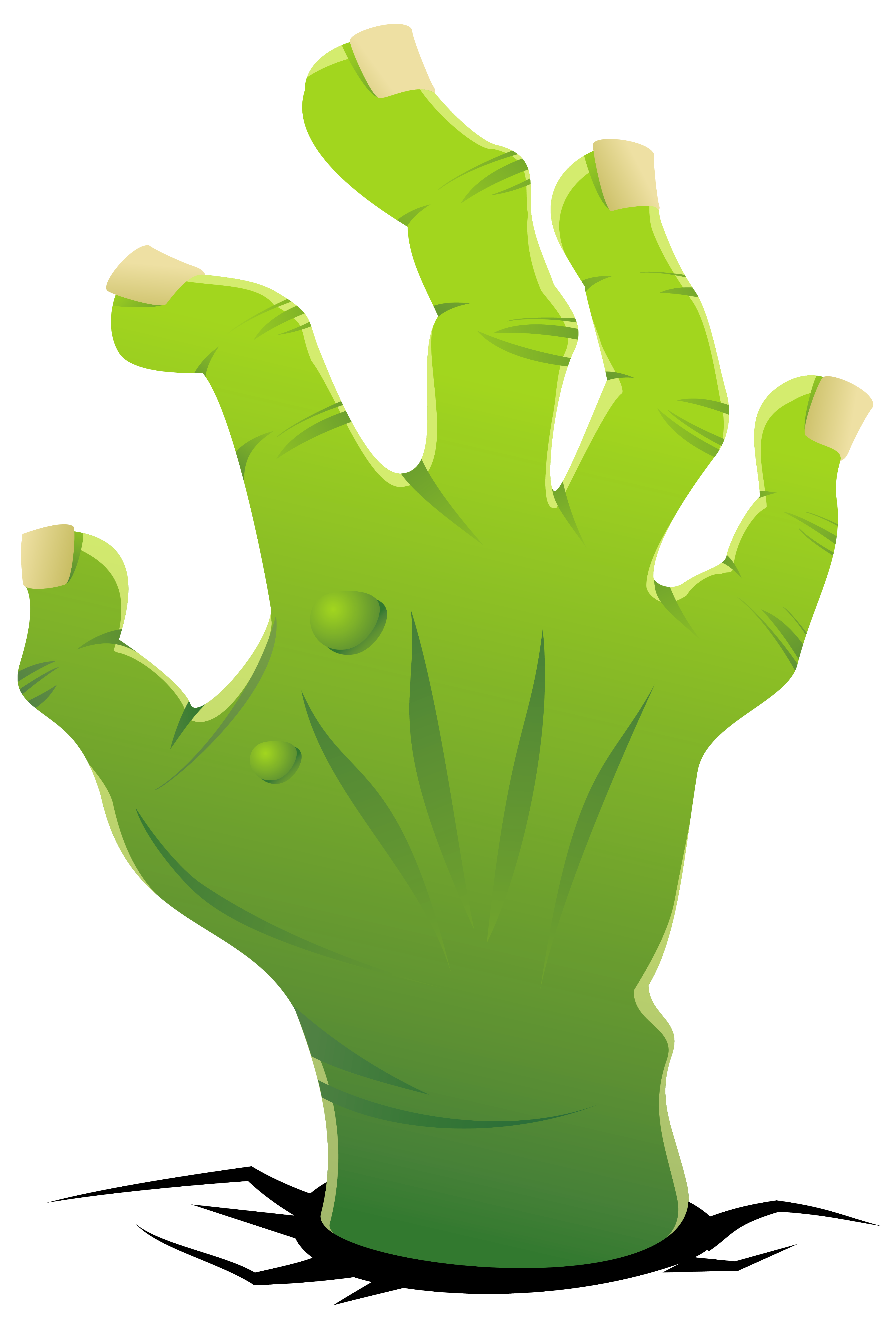 Zombie Hand PNG Clipart Image 