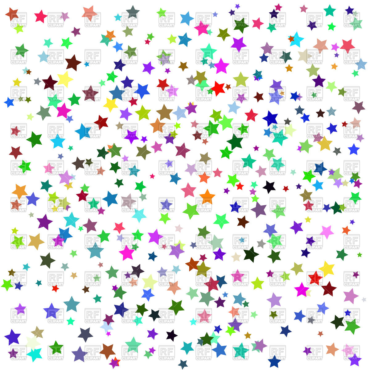 Star background clipart 