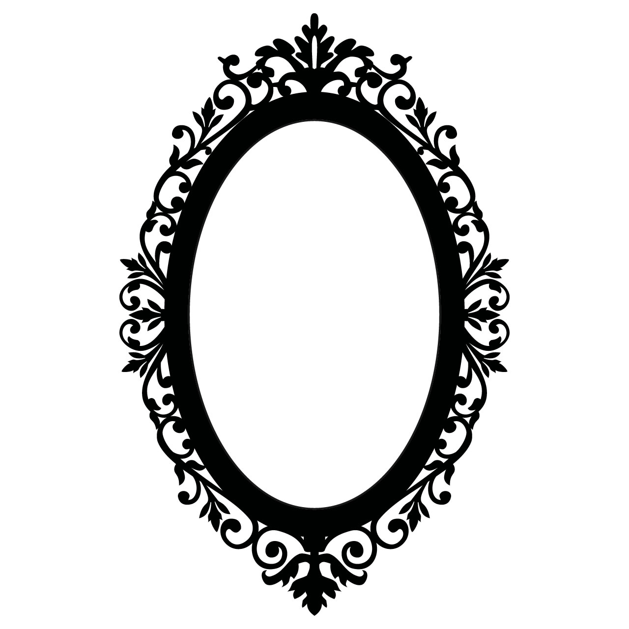 oval frame clip art