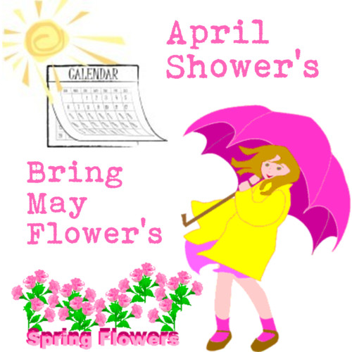 clip art april showers