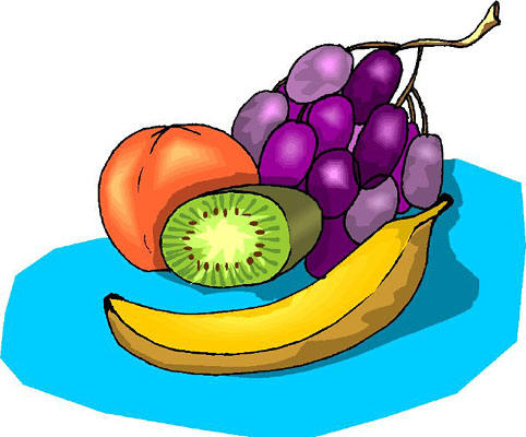 healthy school snack clipart