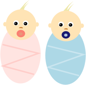 Twin Babies Clip Art at Clker 