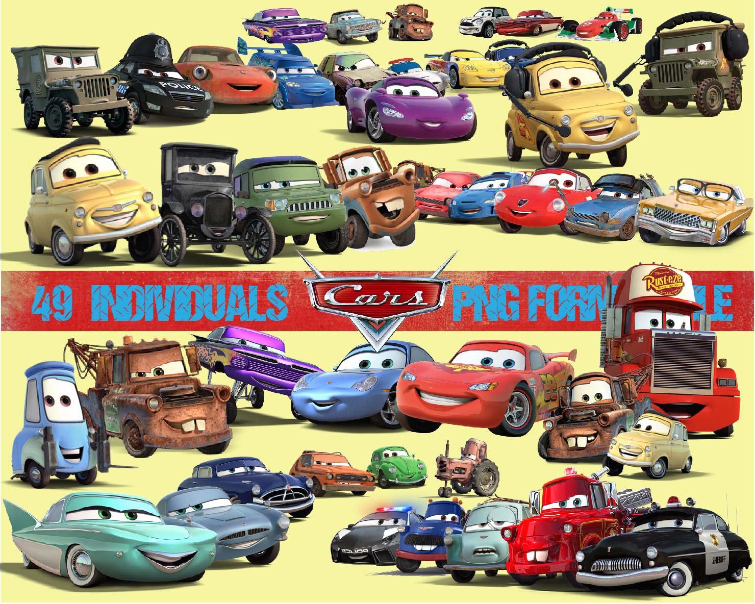 The Cars Movie Characters Names