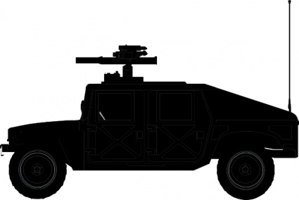 Military Vehicle Vector Clipart 