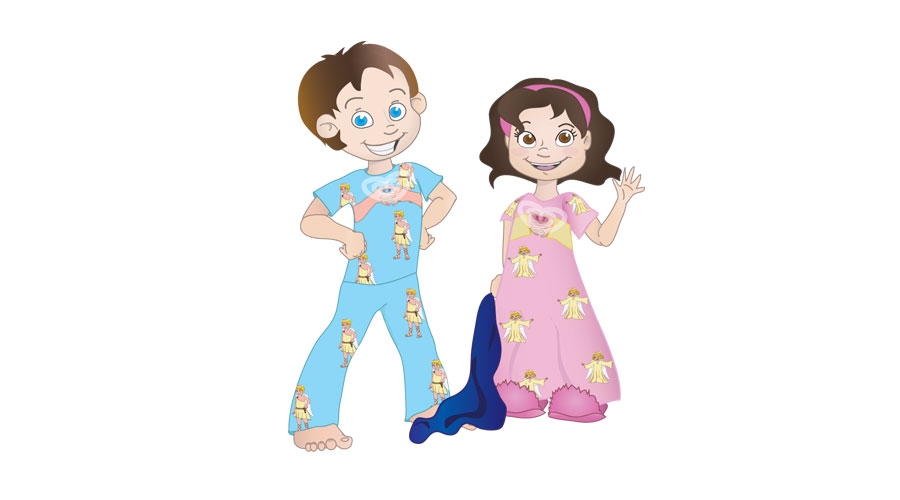 pajama clip art free kids