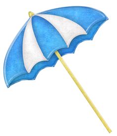 Beach Umbrella PNG Vector Clipart 
