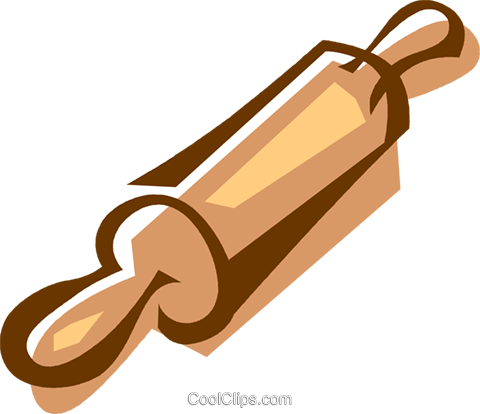 Rolling pin clipart 