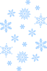Animated snowflakes falling clipart 
