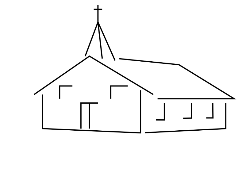 Church house clipart 