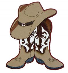 Bling Western Boots Clipart 