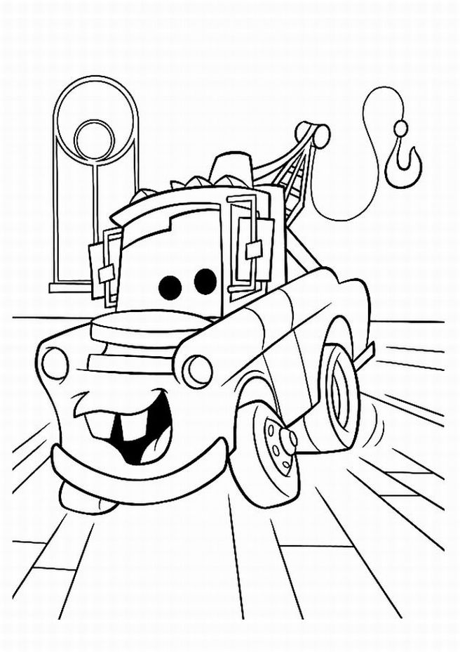 lightning mcqueen mater. disney cars clipart black and white race 