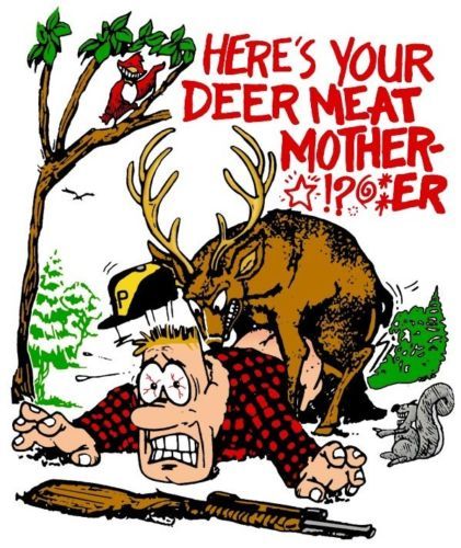 funny deer hunting cartoons