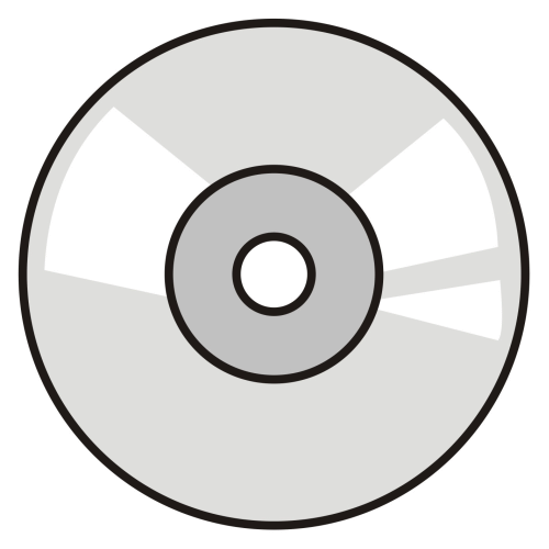 Dvd clipart black and white 
