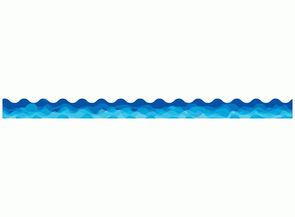 free animated waves clipart border