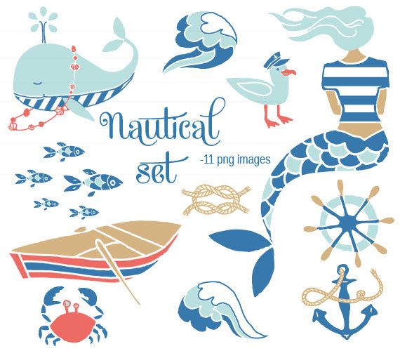 Nautical Symbols Clip Art