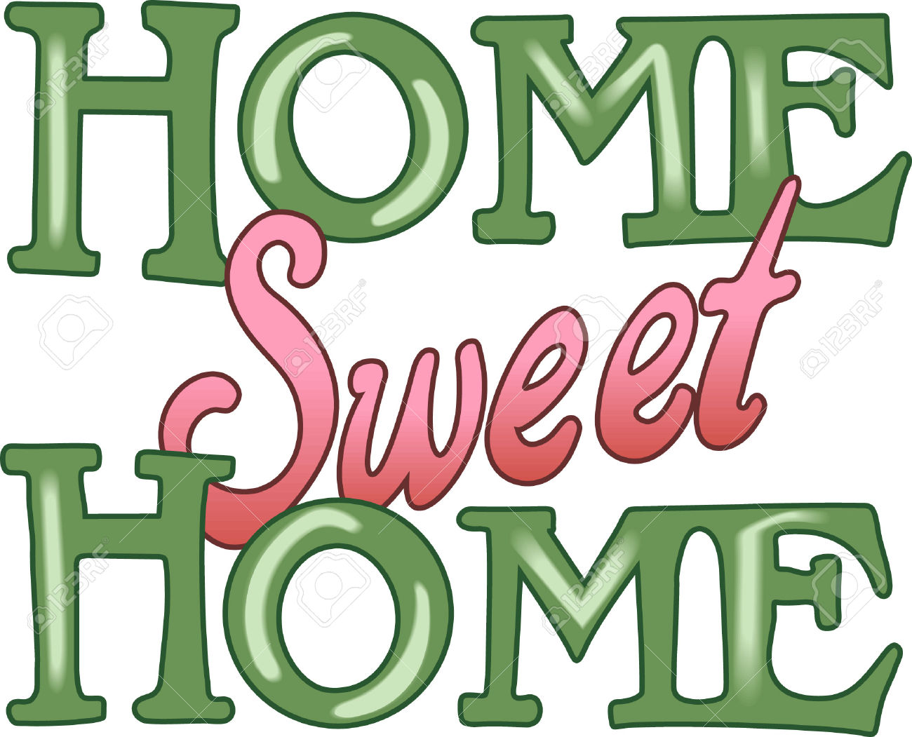 welcome home clip art
