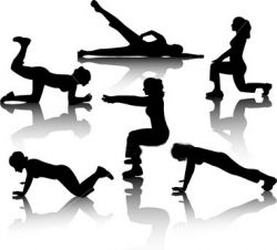 Free Fitness And Exercise Clipart Black White. Snowjet.co 