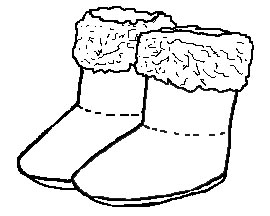 Hiking Boots Clipart Black And White Hen
