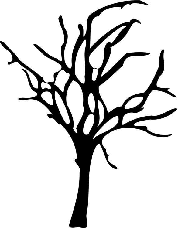 Simple Tree Silhouette 