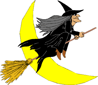 Halloween witches clipart 
