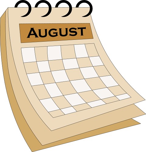 Hot August Cliparts