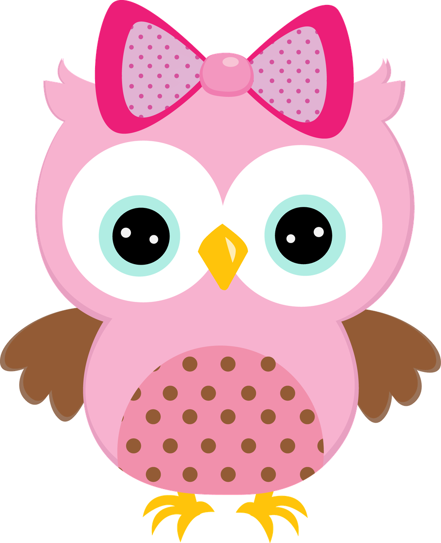 Girly owl clipart