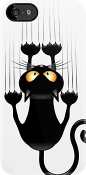 Cat Scratching Cliparts