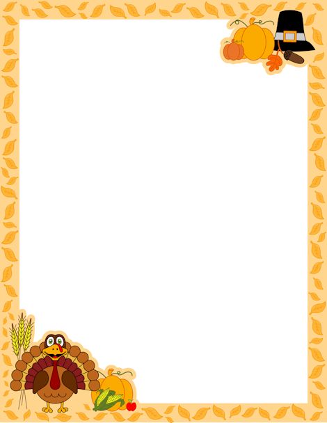 Thanksgiving Landscape Cliparts