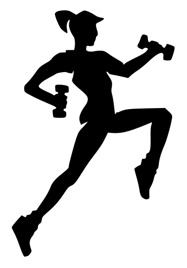 Fitness clip art borders free clipart image