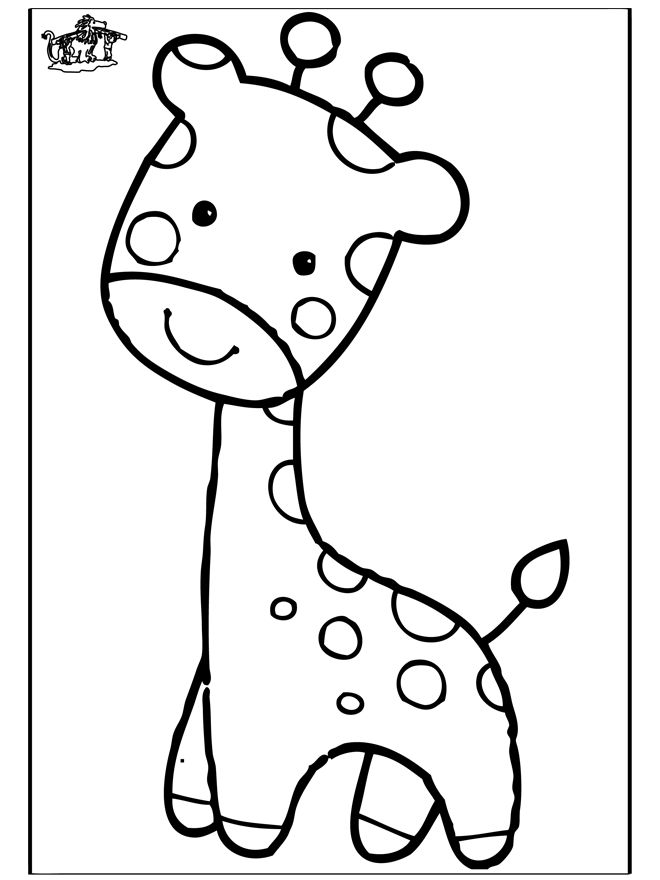drawing cute giraffe - Clip Art Library