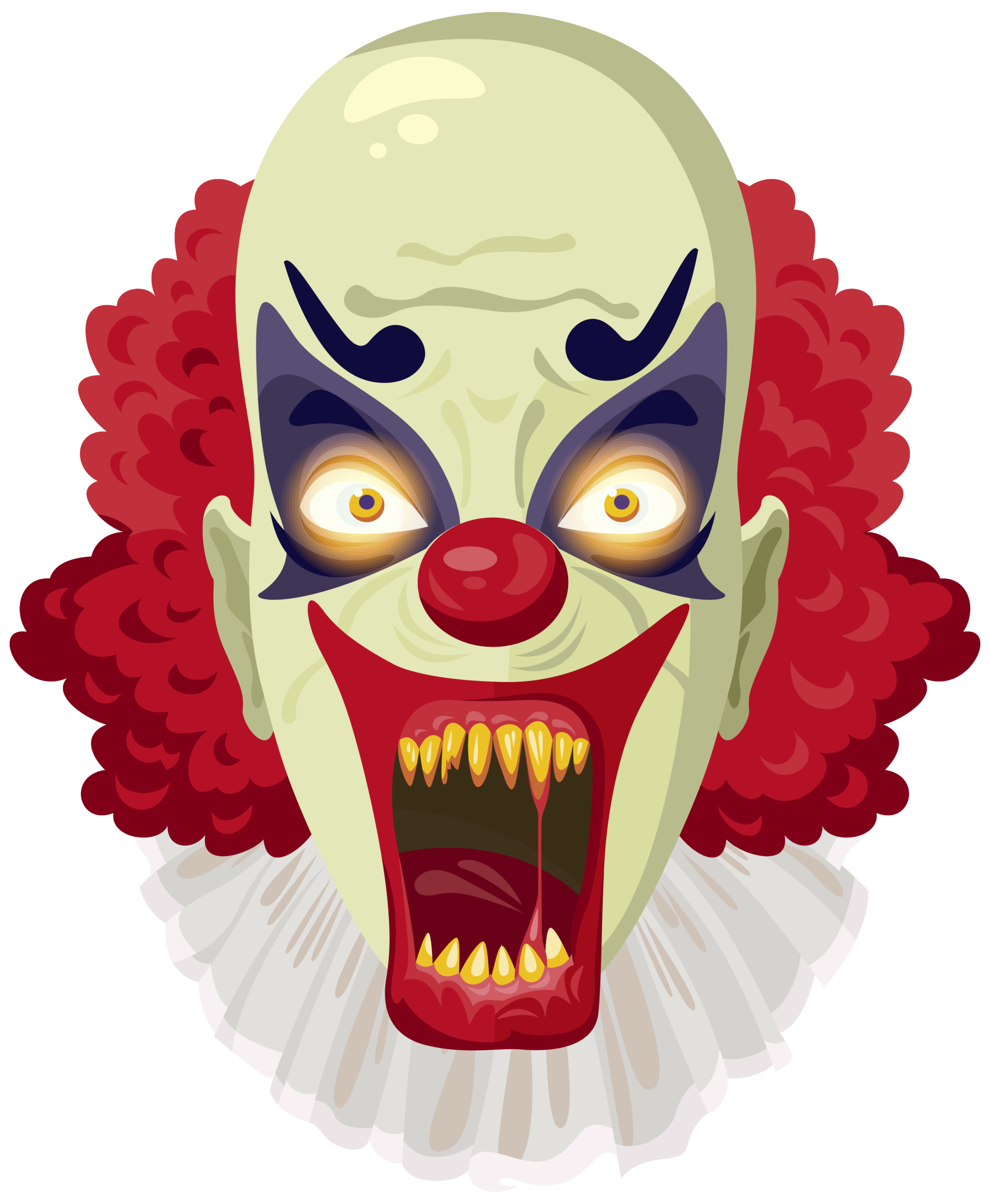 Scary Clown PNG Clipart Image