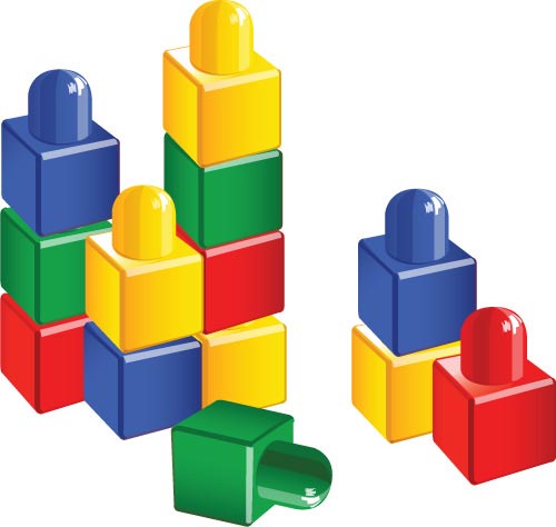 Word Toys Cliparts