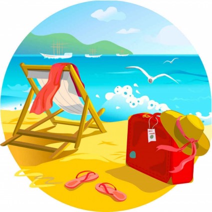 Summer Backgrounds Cliparts