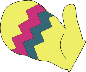 Green Mitten Cliparts