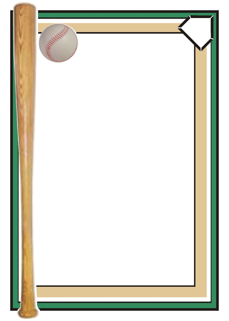 frame baseball border clipart - Clip Art Library