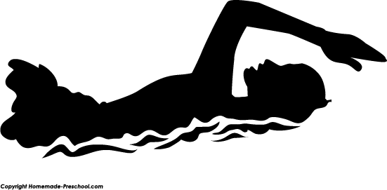 Female Swimmer Clipart