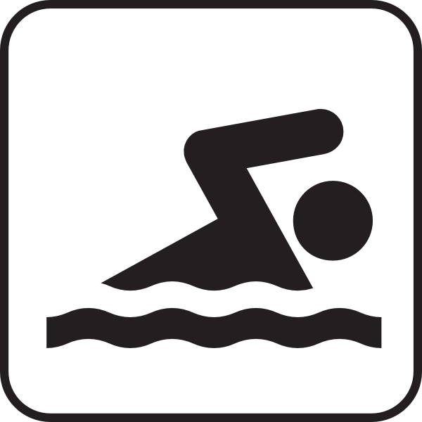 Swimming People Cliparts