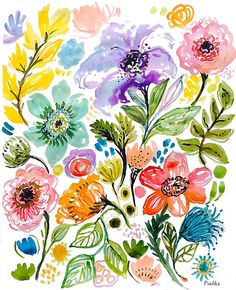 Flower borders clip art