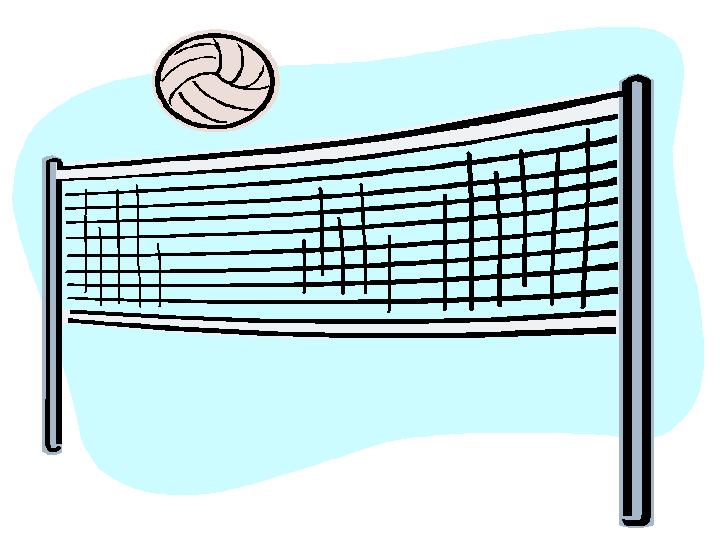 beach volleyball court clipart