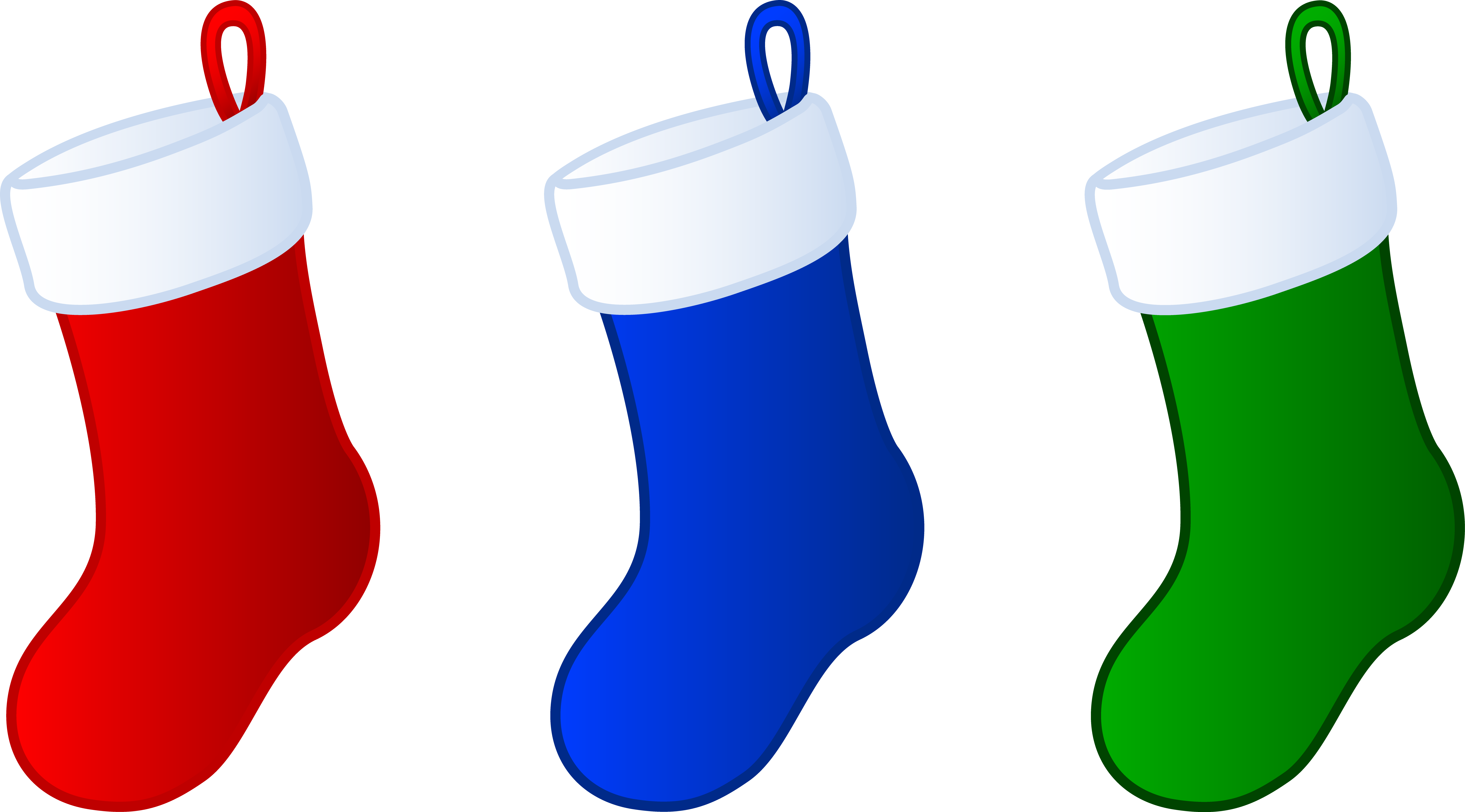 Free clipart christmas socks 