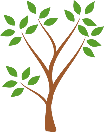 Growing tree clipart transparent
