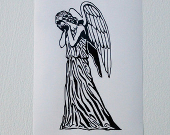 weeping angel outline